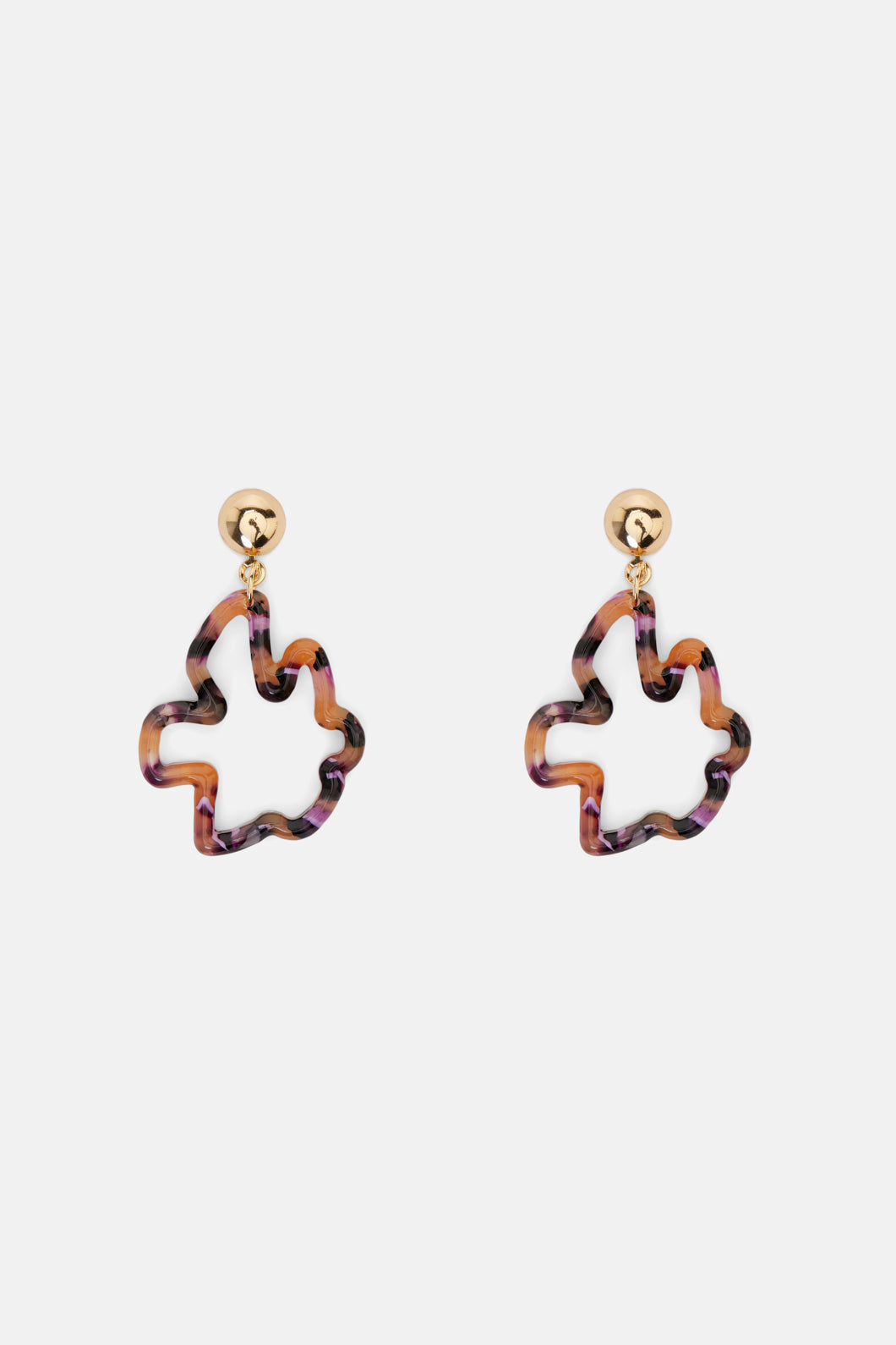 Gorman - Tropic Check Flower Earrings - multi