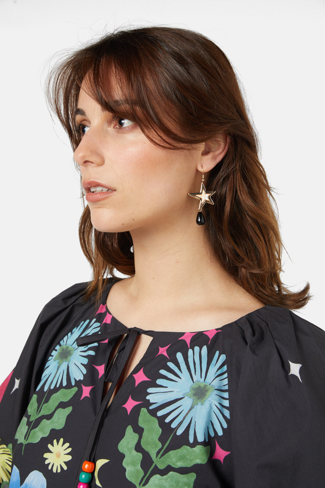 Gorman - Golden Love Star Earrings - gold
