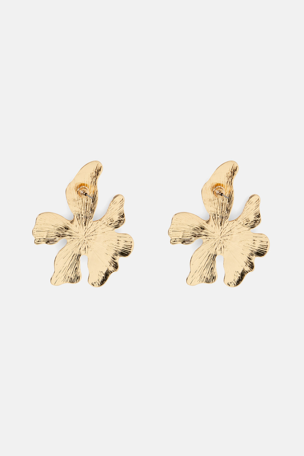 Gorman - Golden Tropic Check Flower Earring - gold