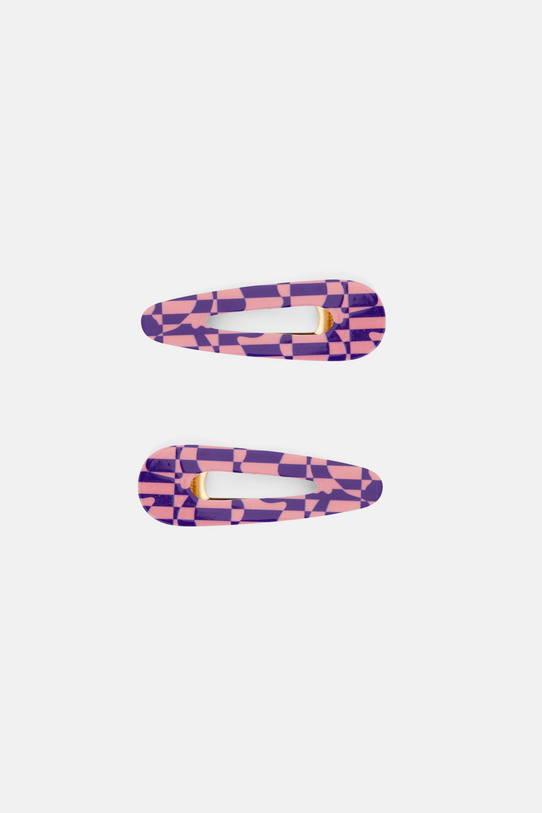 Gorman - Tropic Check Hair Clip Set X2 - multi