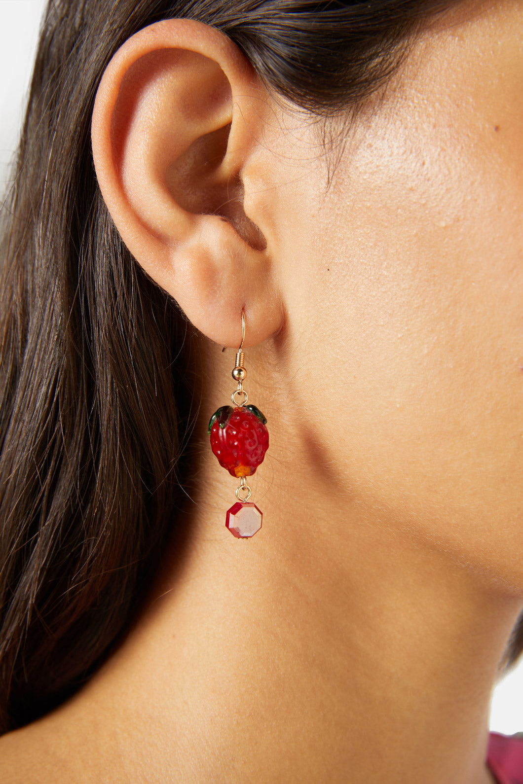 Gorman - Strawberry Field Earring - red