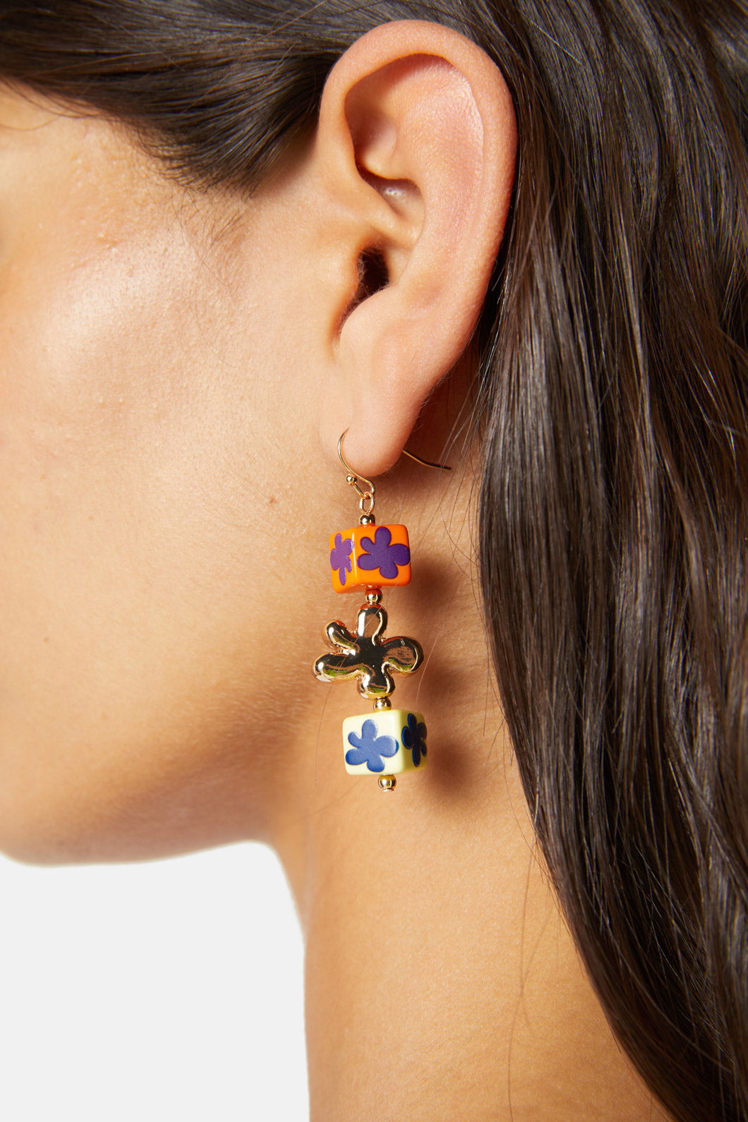 Gorman - Flower Charm Earring - multi