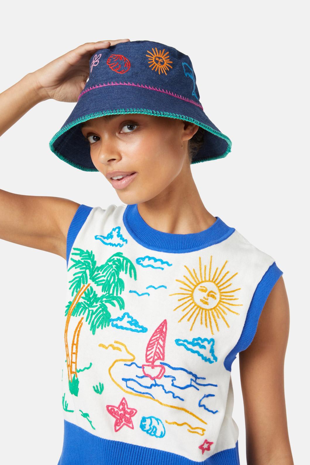 Gorman - Taking Time Bucket Hat - light-denim