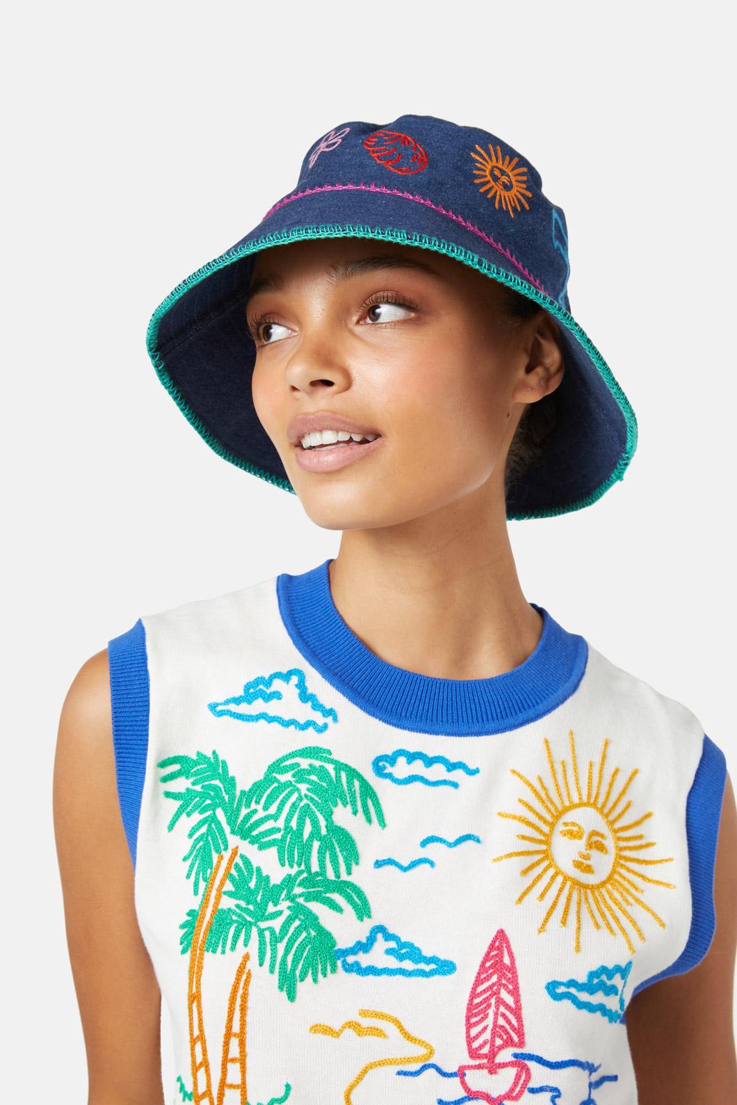 Gorman - Taking Time Bucket Hat - light-denim