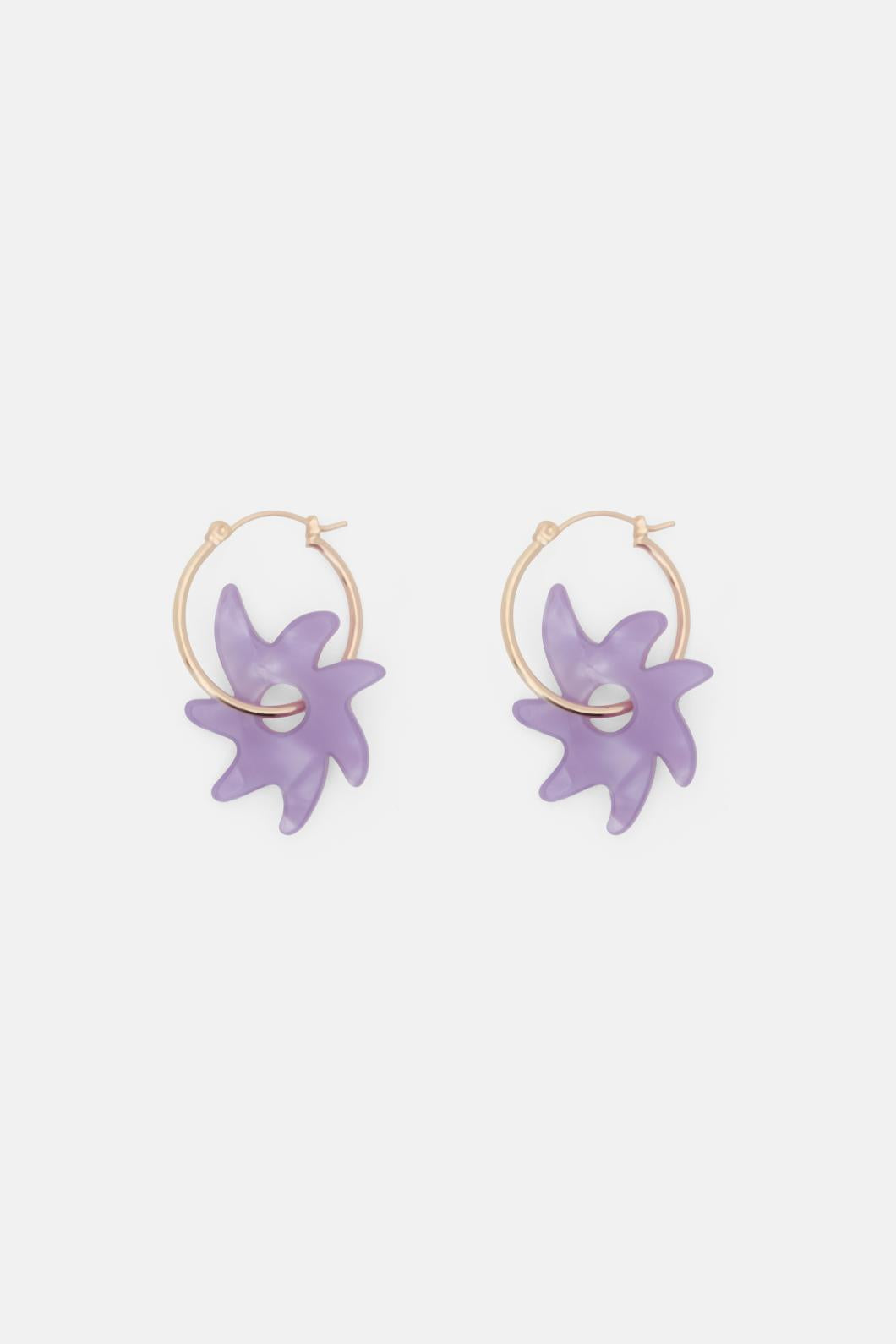 Gorman - Purple Jade Earring - purple