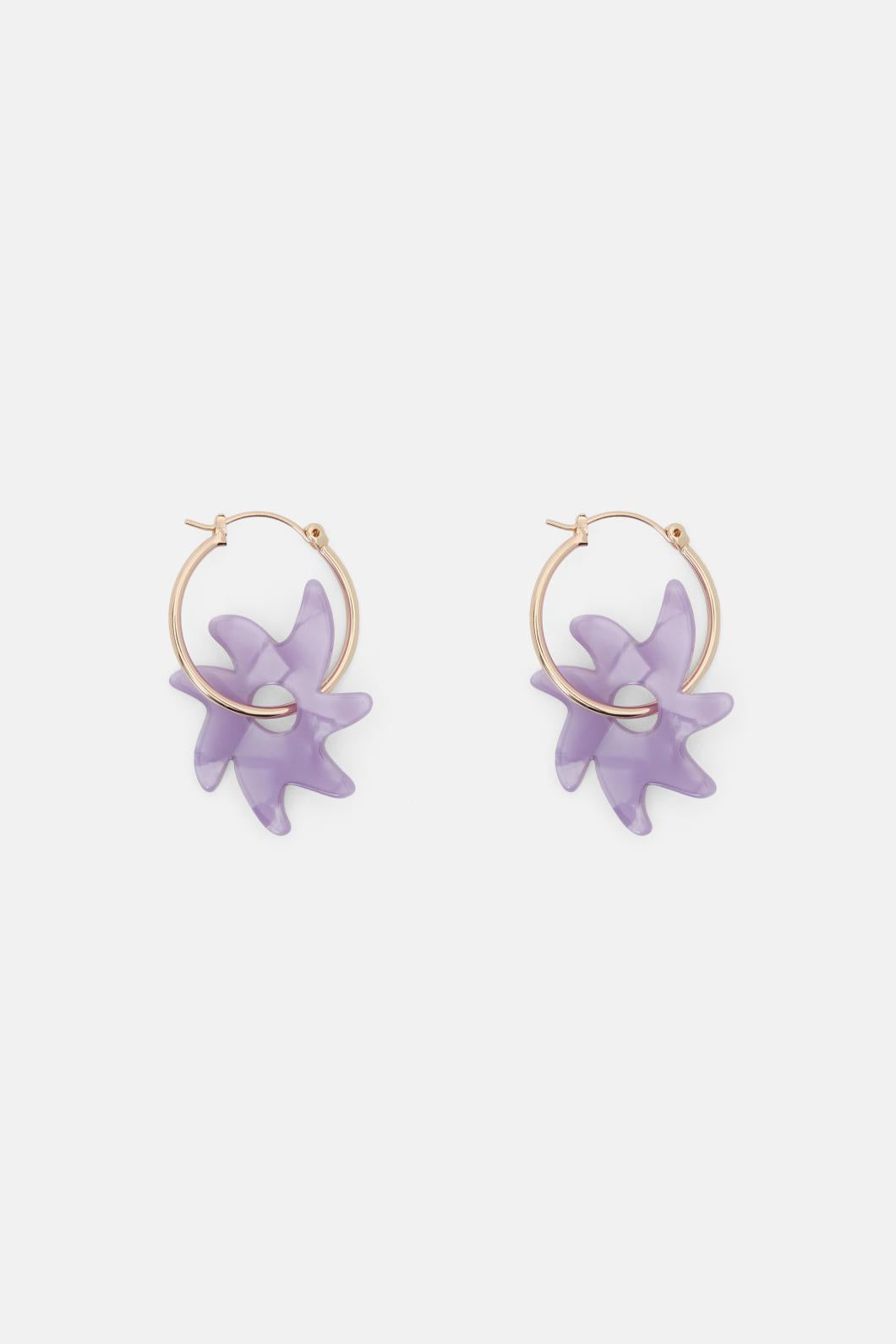 Gorman - Purple Jade Earring - purple
