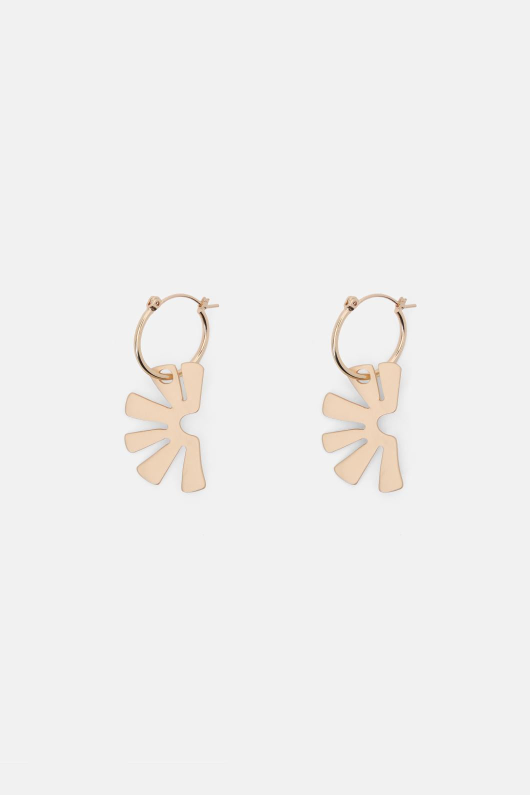 Gorman - Gold Jade Earring - gold