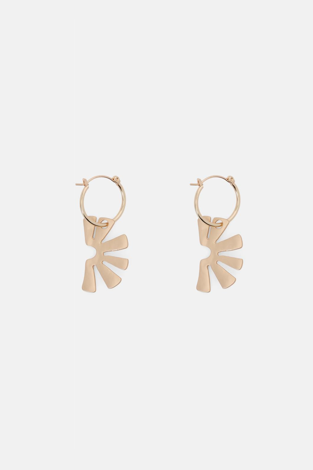 Gorman - Gold Jade Earring - gold