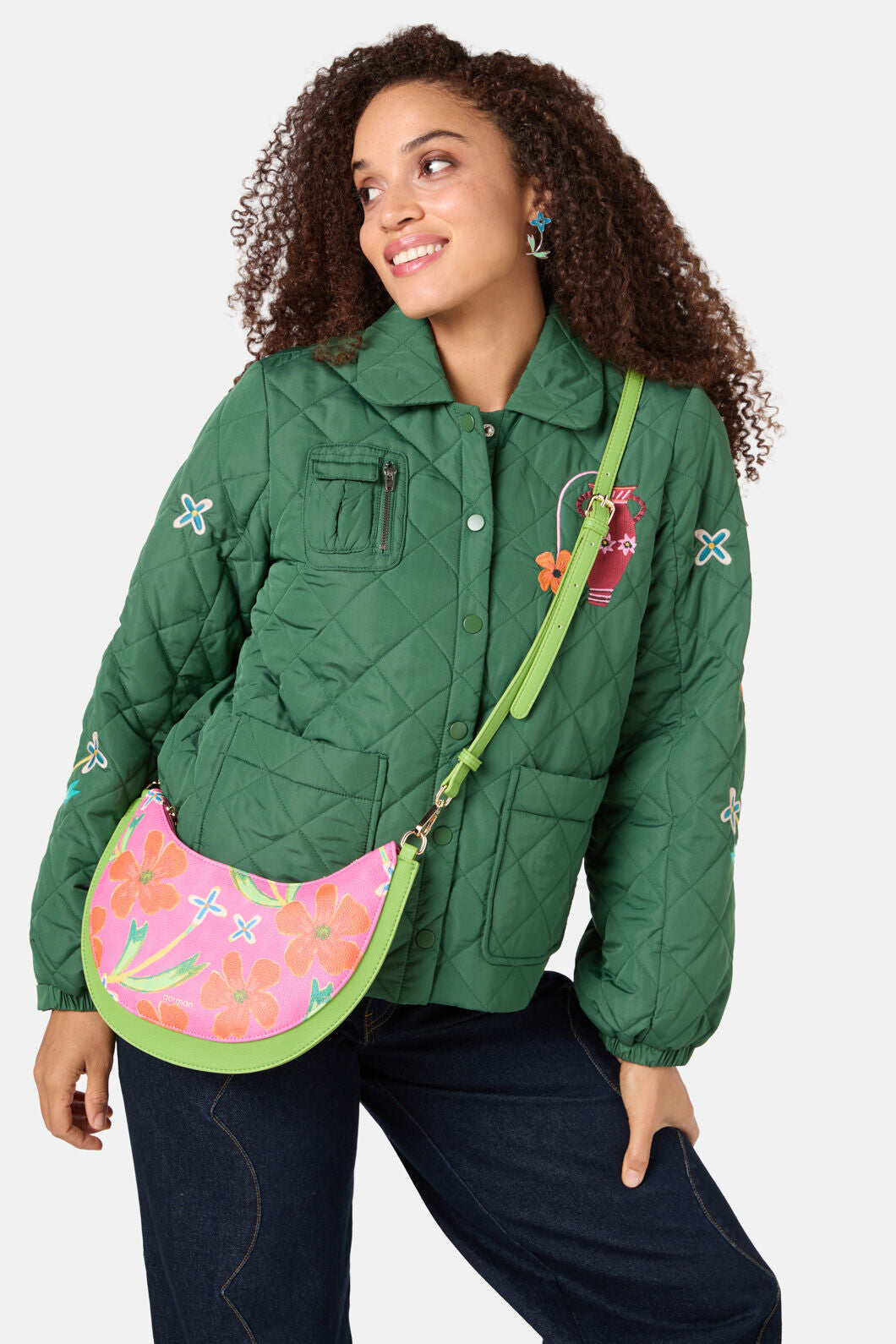 Gorman - Amphora Crossbody Tote - print