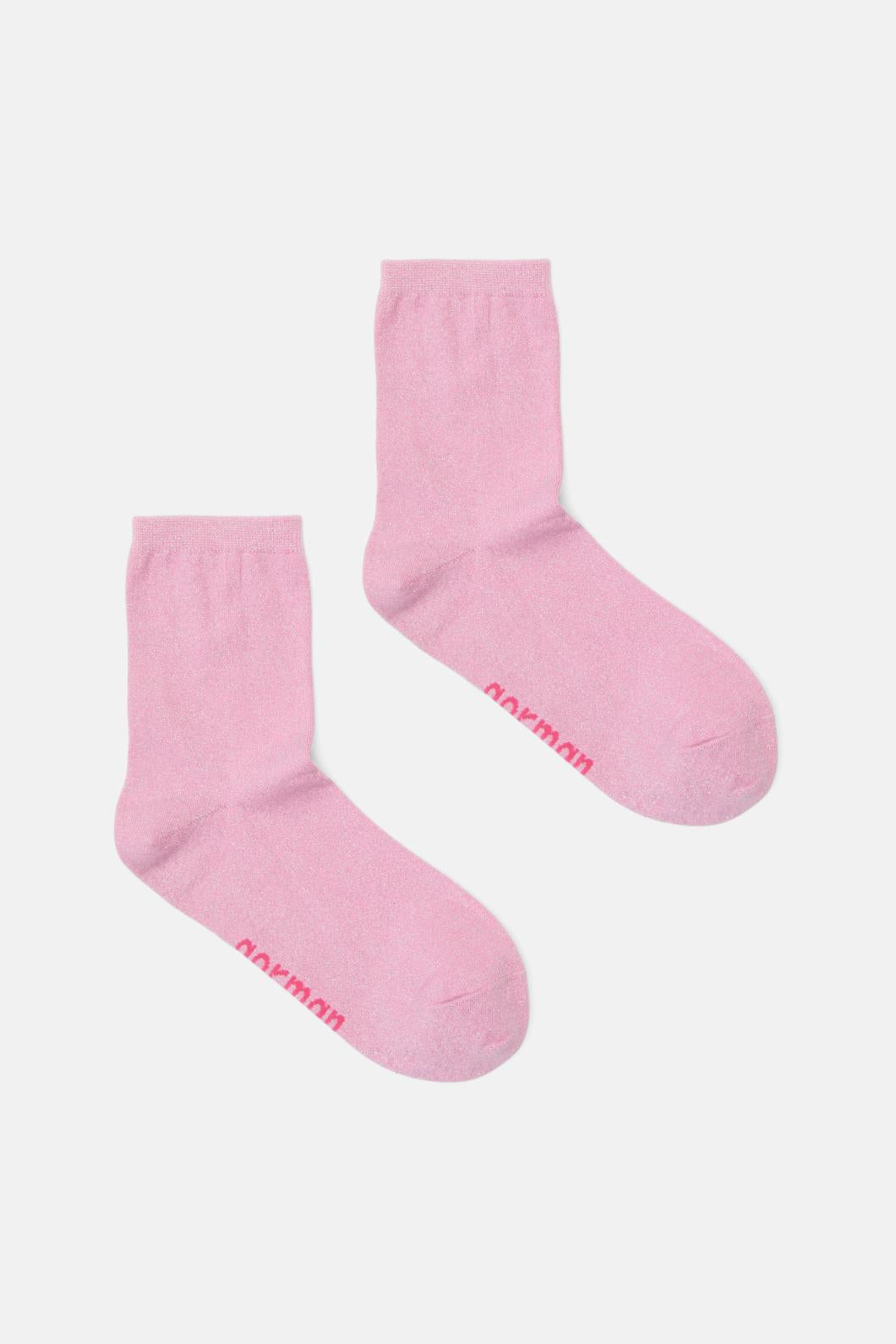 Gorman - Pink Sparkle Sock - pink