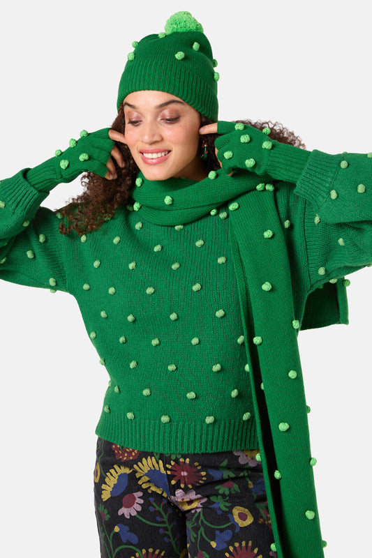 Gorman - Pom Pom Beanie - green