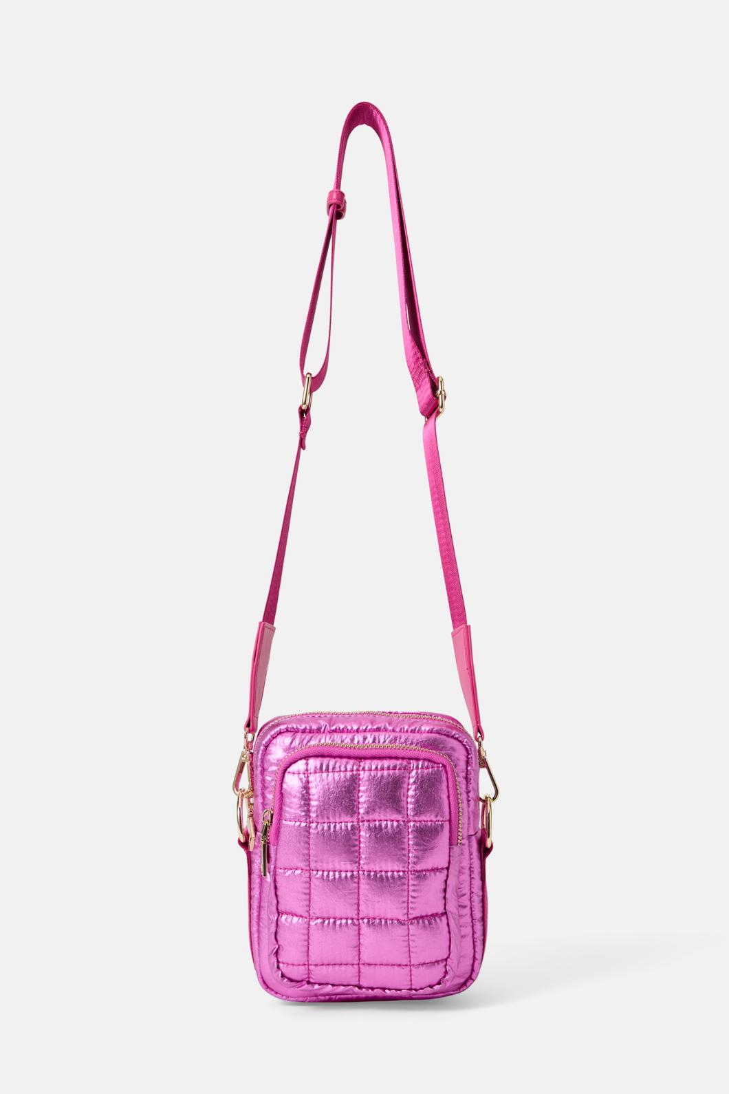 Gorman - Metallic Pink Crossbody Bag - pink