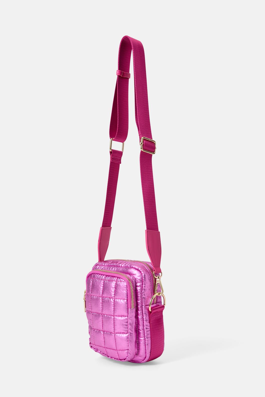 Gorman - Metallic Pink Crossbody Bag - pink