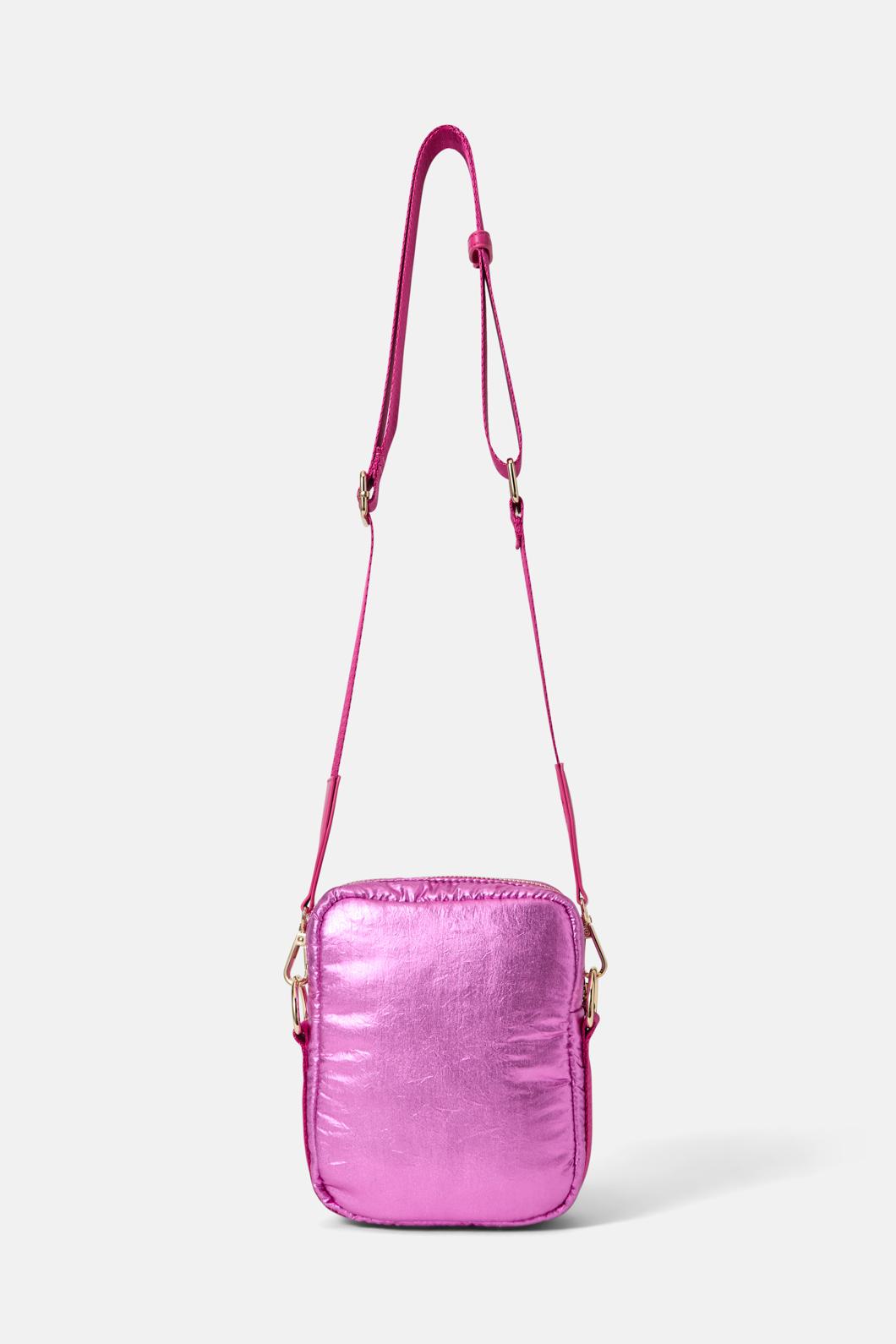 Gorman - Metallic Pink Crossbody Bag - pink