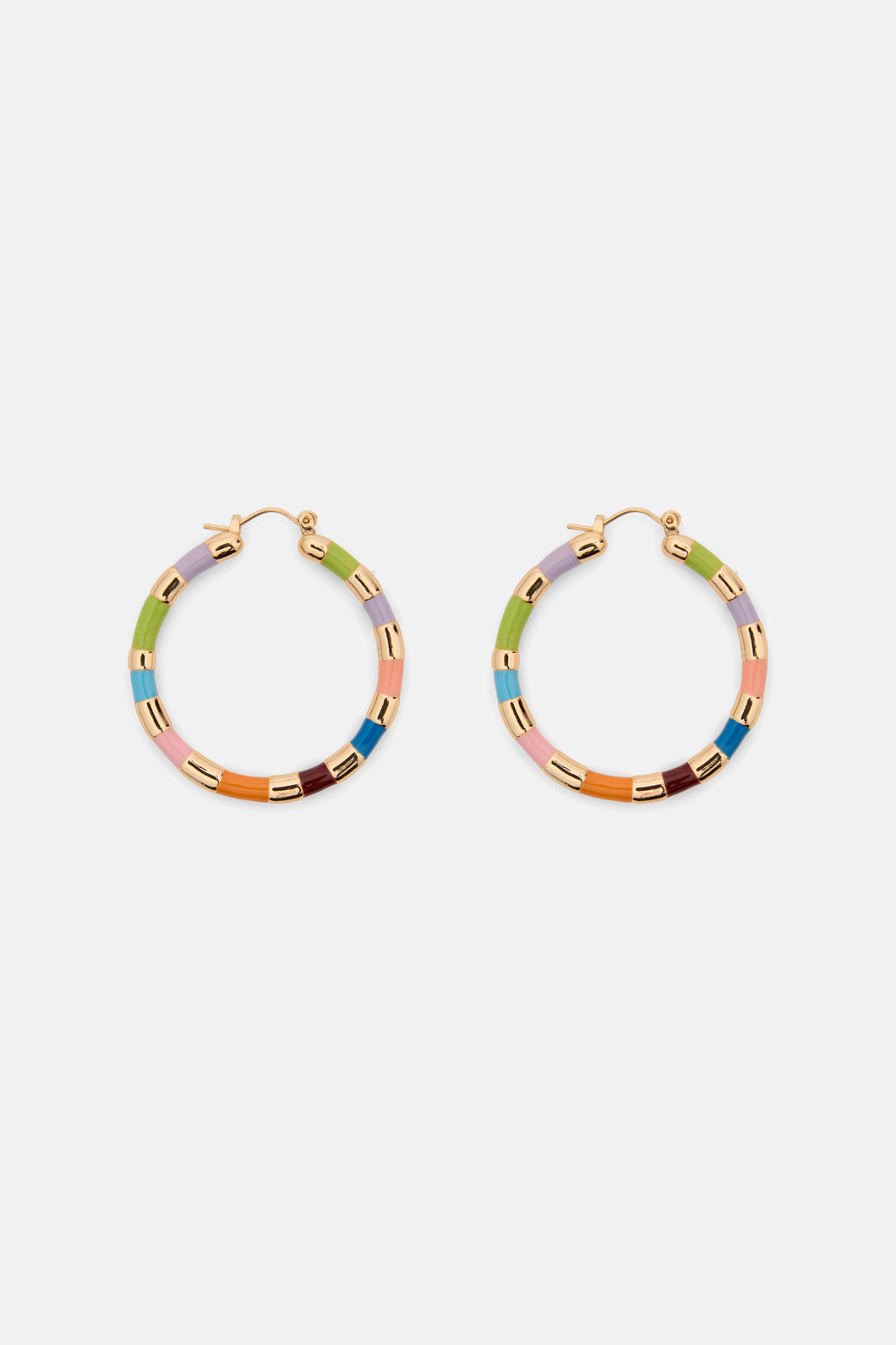 Gorman - Gold Pastel Hoop - multi
