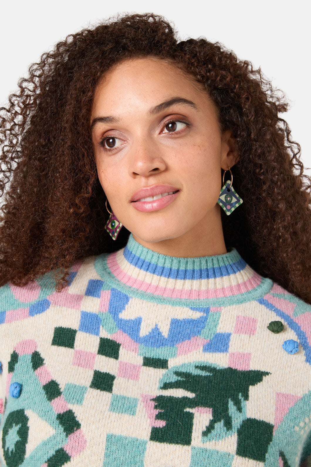 Gorman - Renaissance Eye Earring - multi