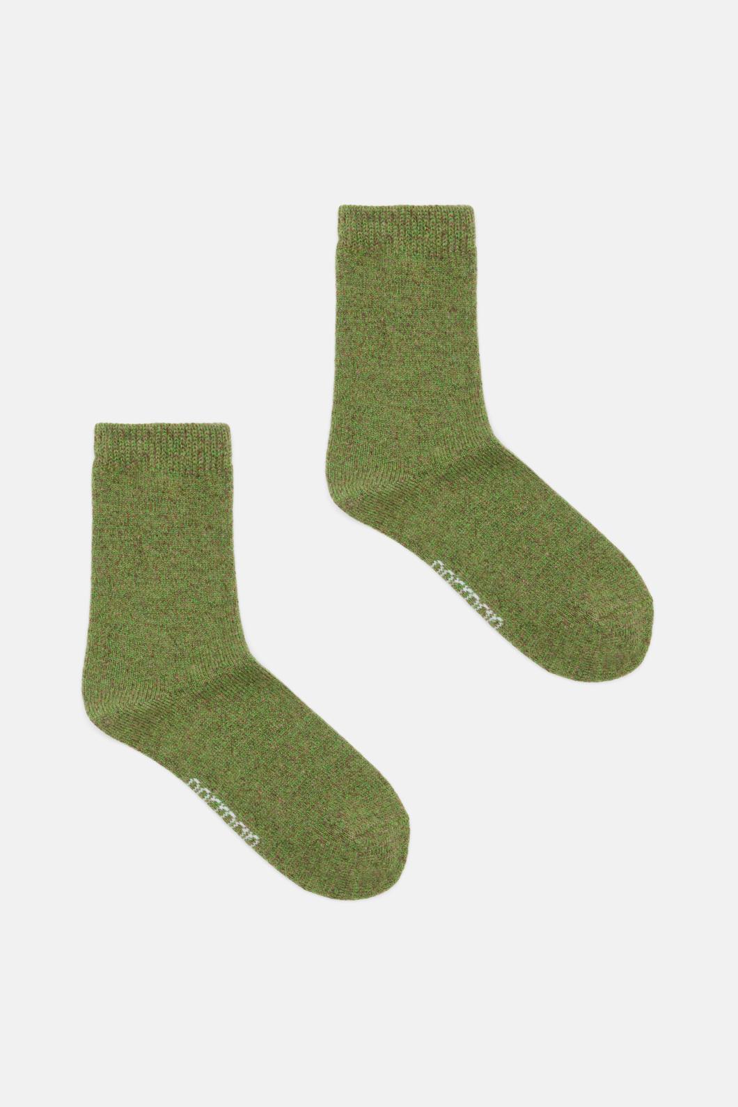 Gorman - Green Marle Wool Sock - green