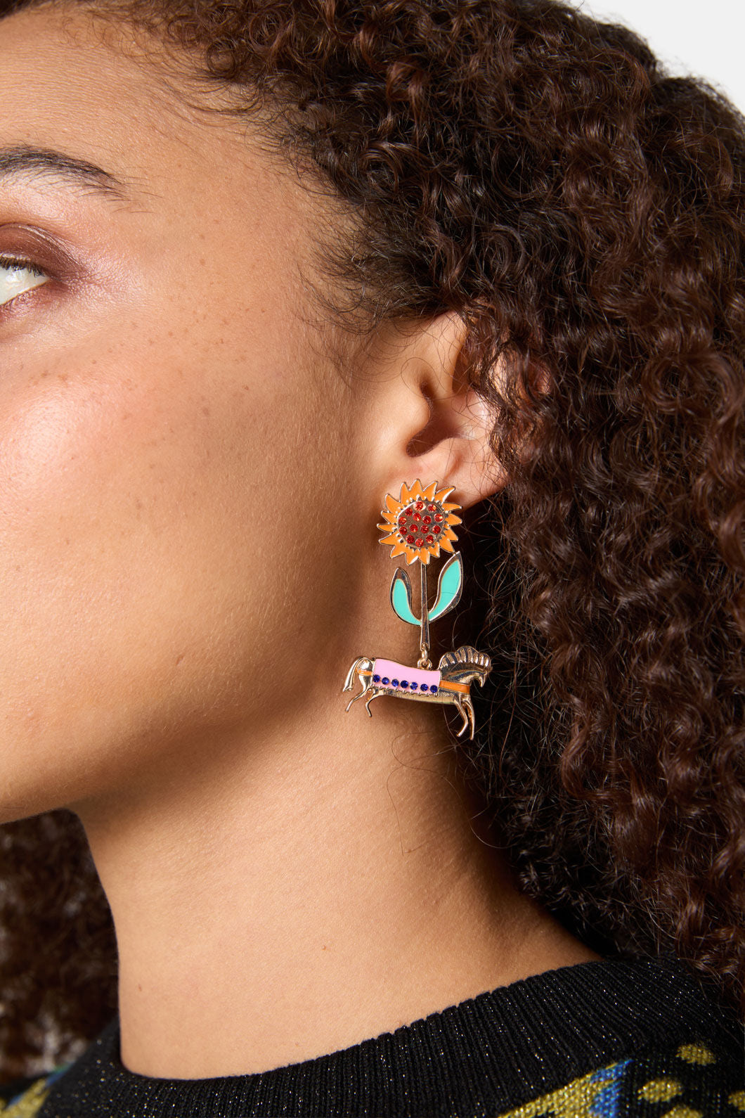 Gorman - The Horses Earrings - gold