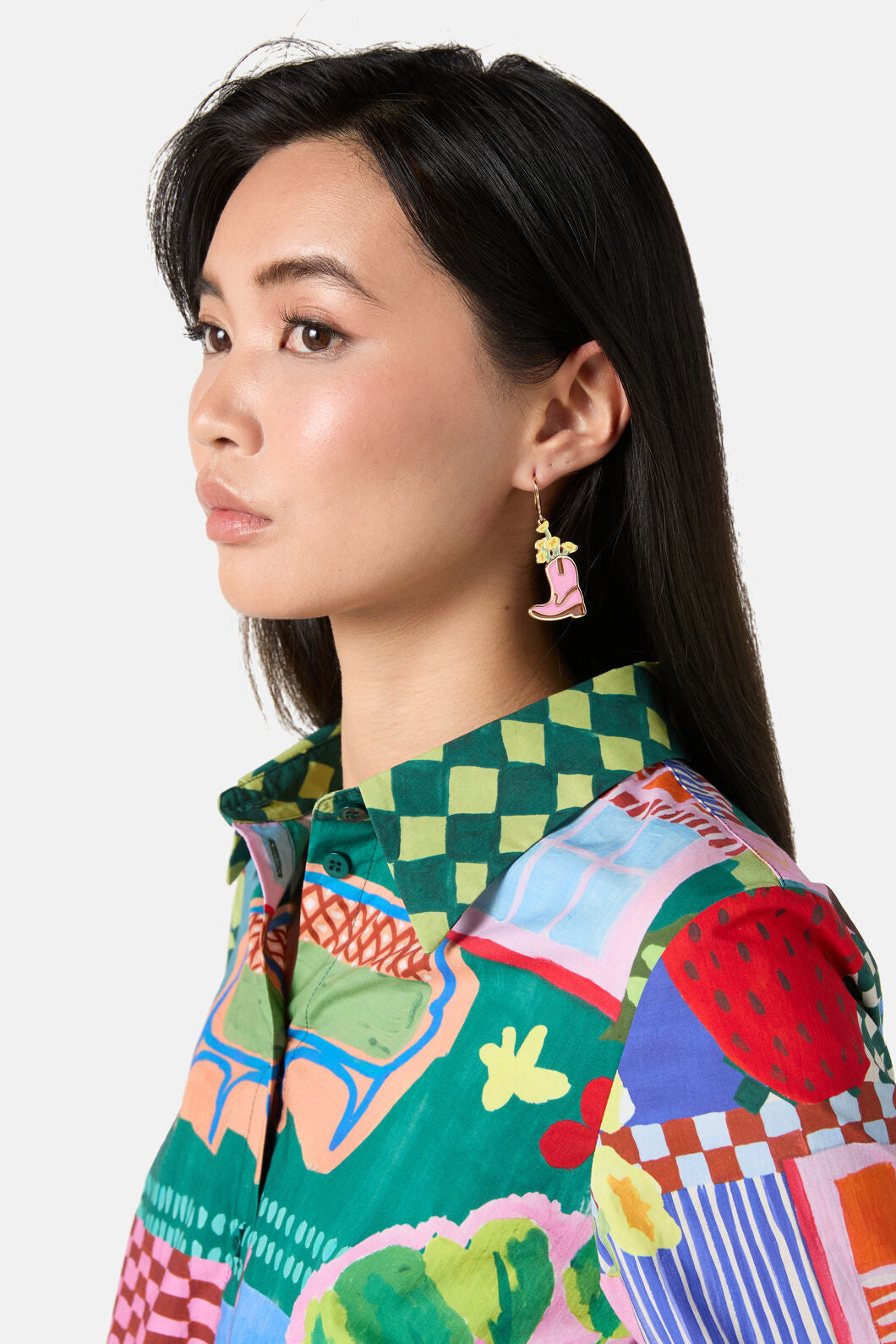 Gorman - Windowsill Cowboy Boot Earring - multi