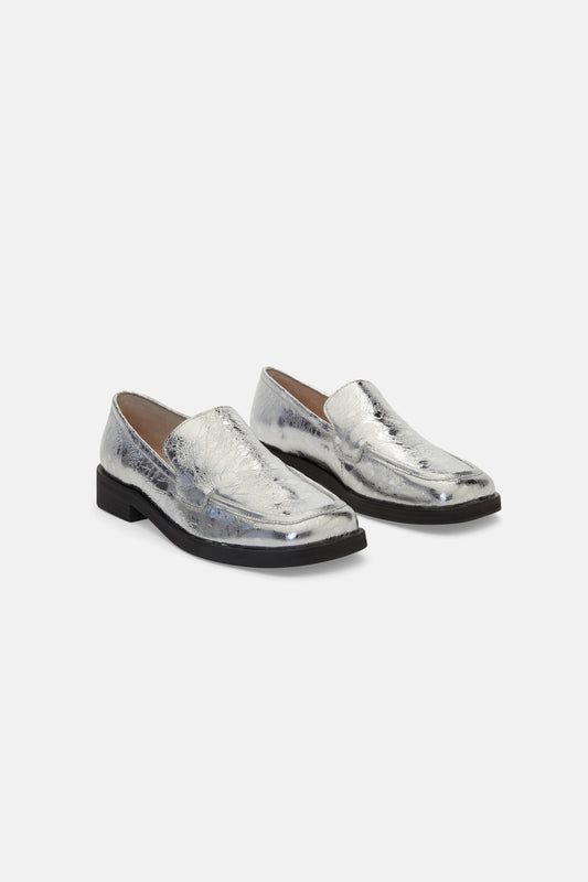 Gorman - Square Toe Loafer - silver