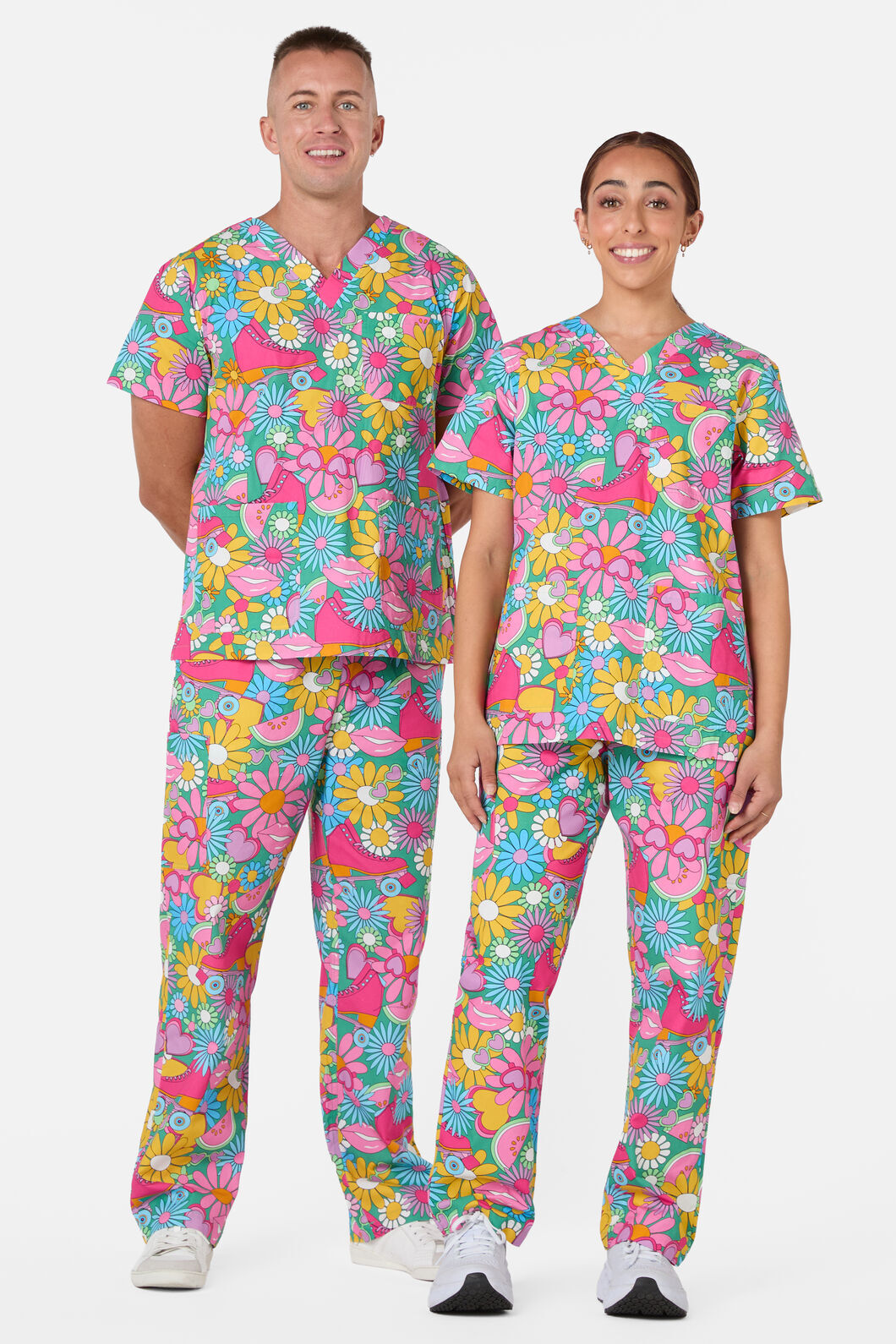Gorman - Malibu Summer Scrub Set - green
