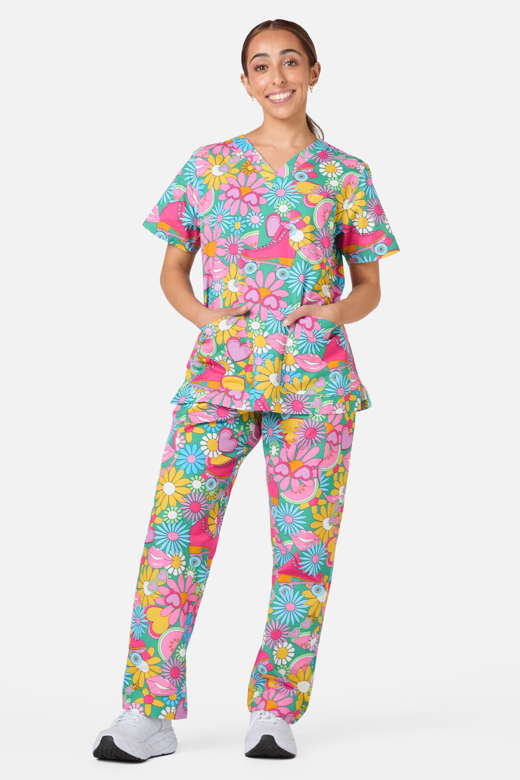 Gorman - Malibu Summer Scrub Set - green