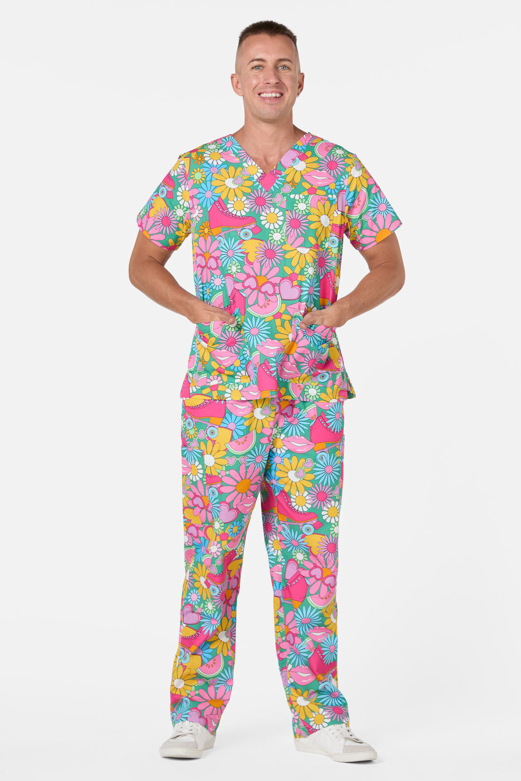 Gorman - Malibu Summer Scrub Set - green