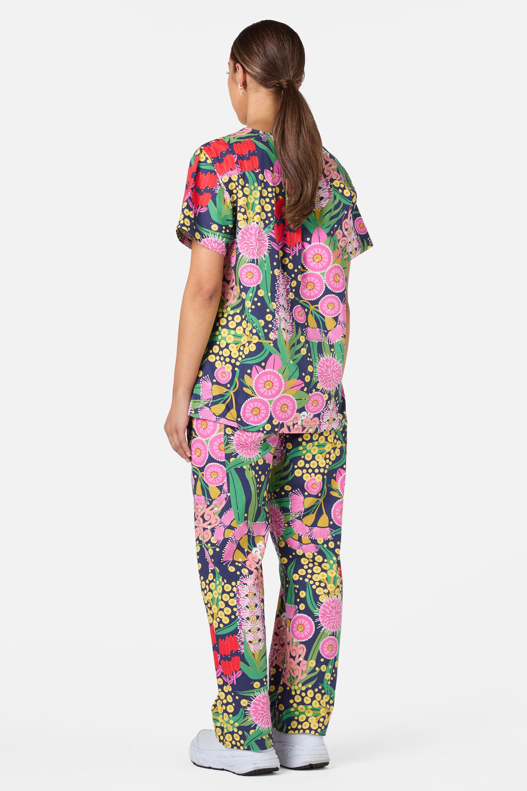 Gorman - Native Delight Scrub Set - navy