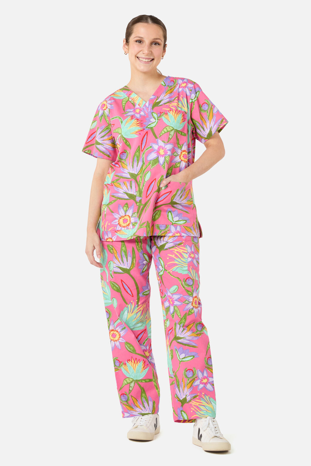 Gorman - Lotus Flower scrub set - pink