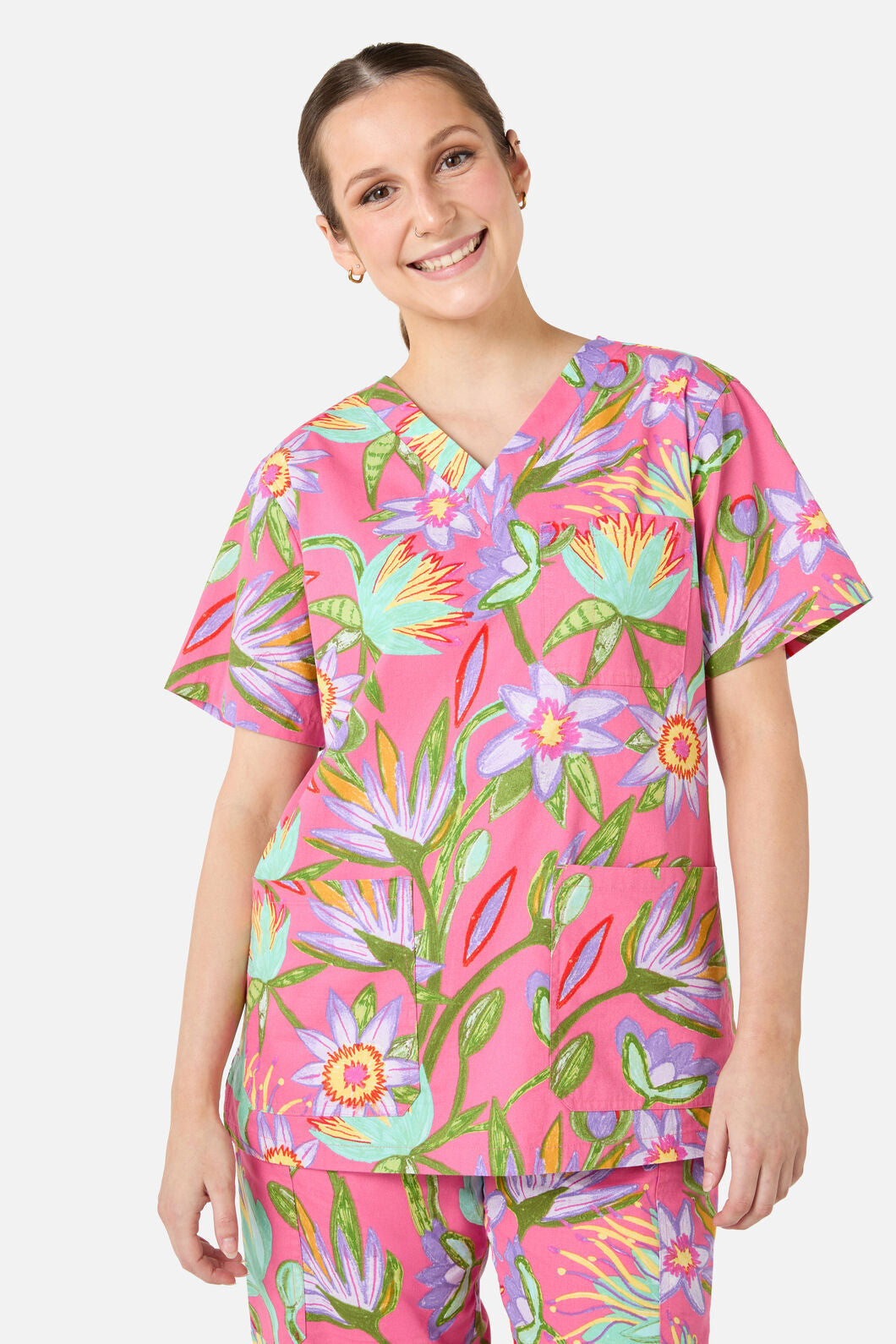 Gorman - Lotus Flower scrub set - pink