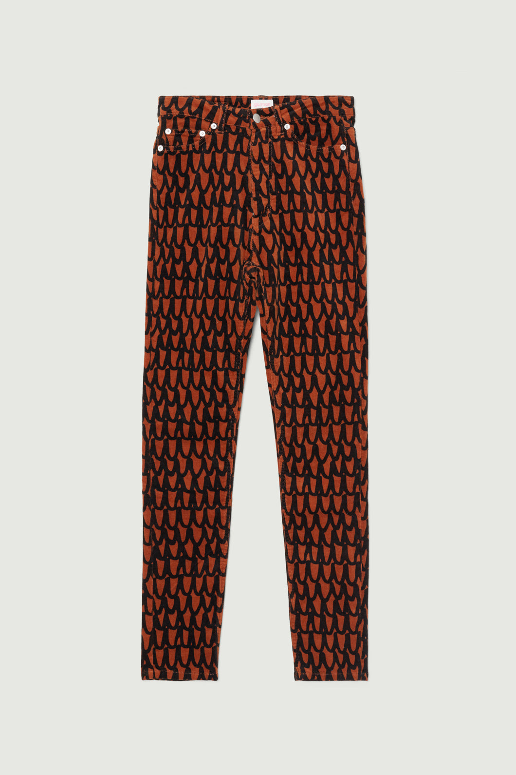 Gorman - Loop De Loop Skinny Cord - print