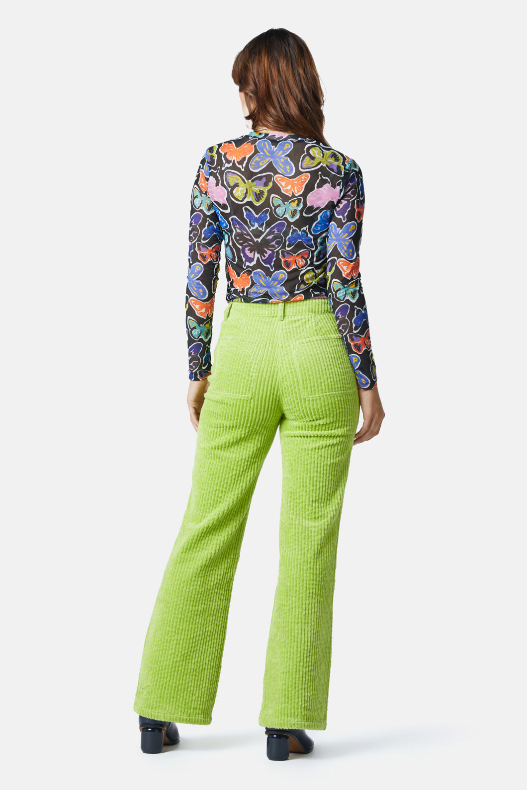 Gorman - Cord Flare Pant - lime