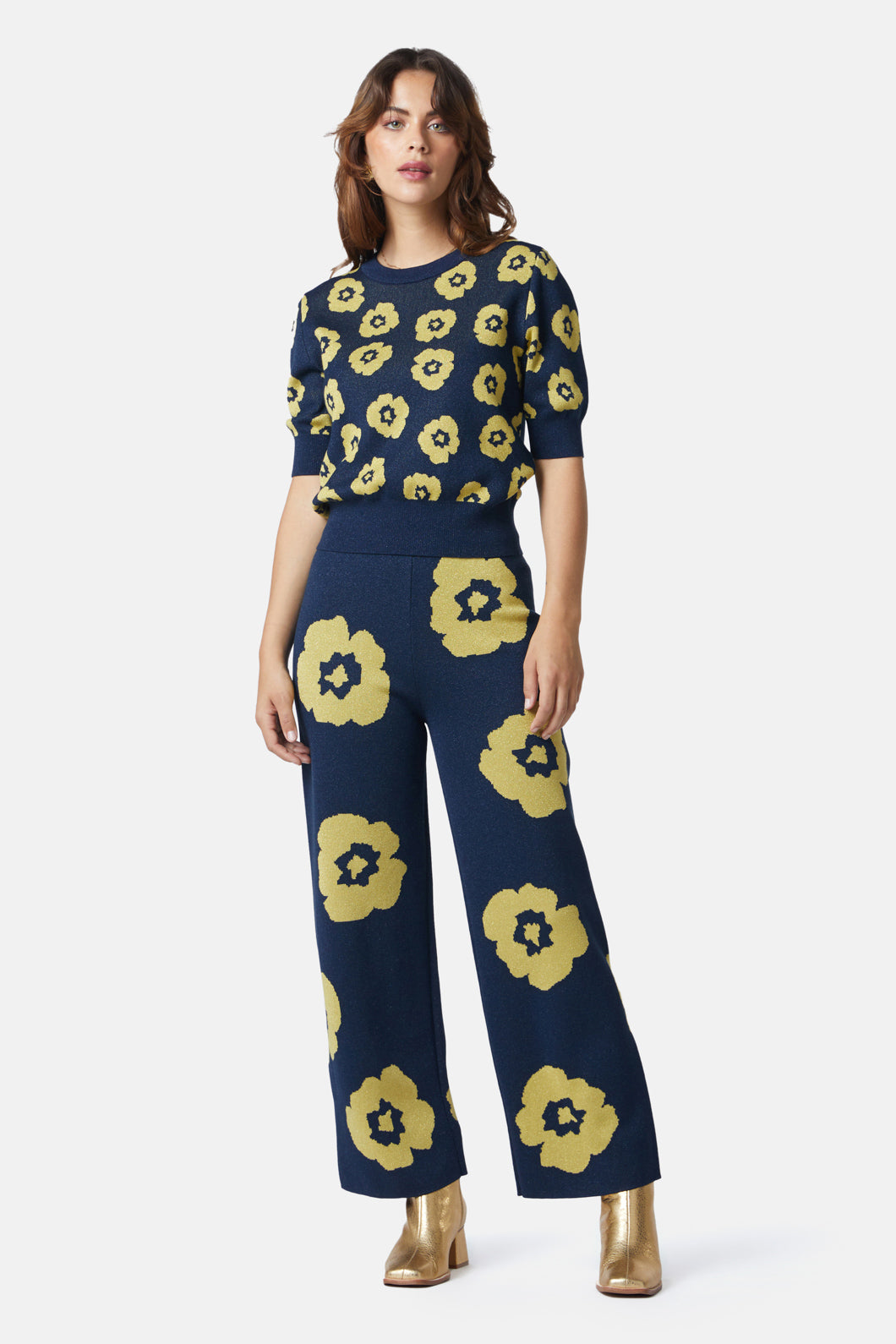 Gorman - Rose Float Knit Pant - multi