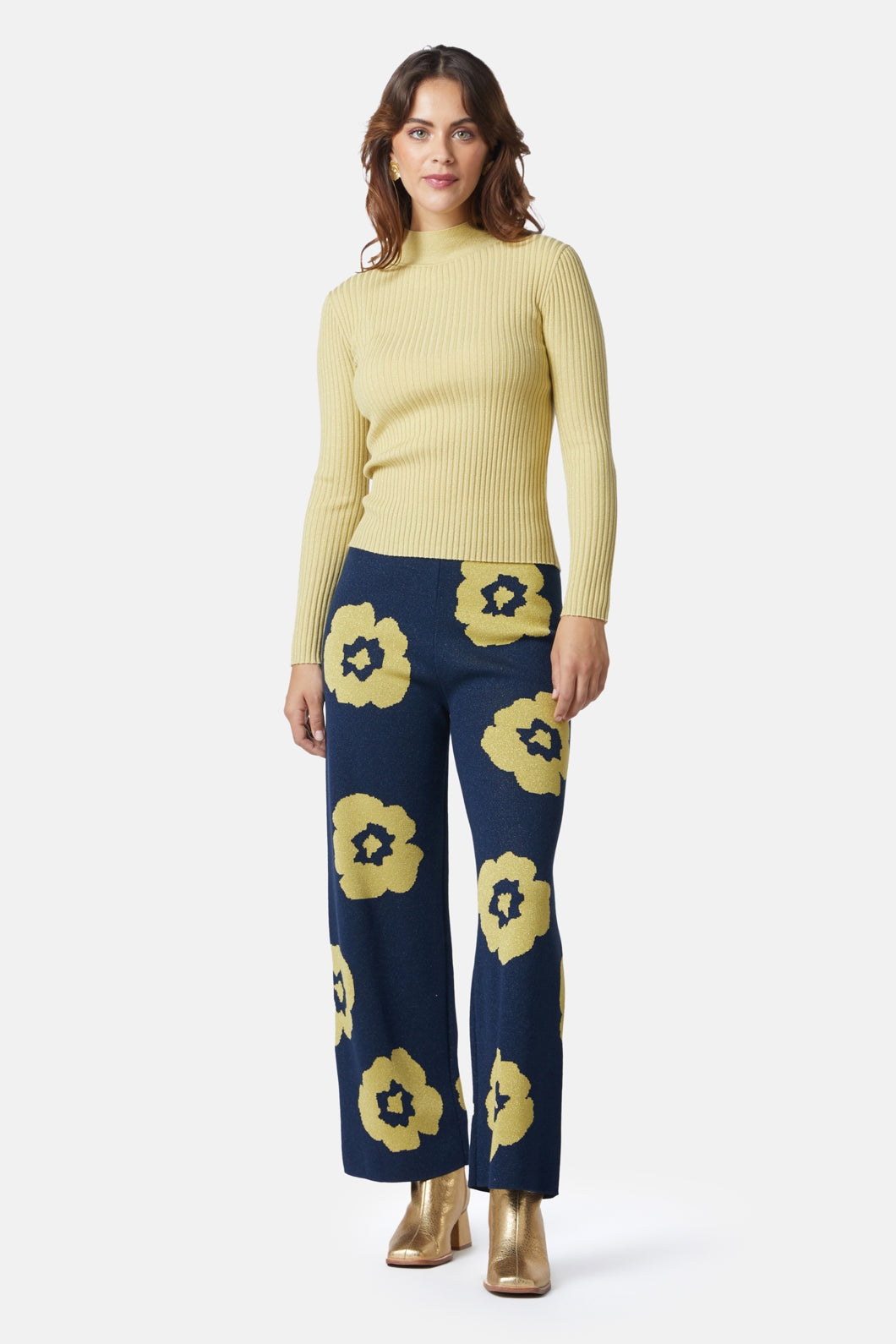 Gorman - Rose Float Knit Pant - multi