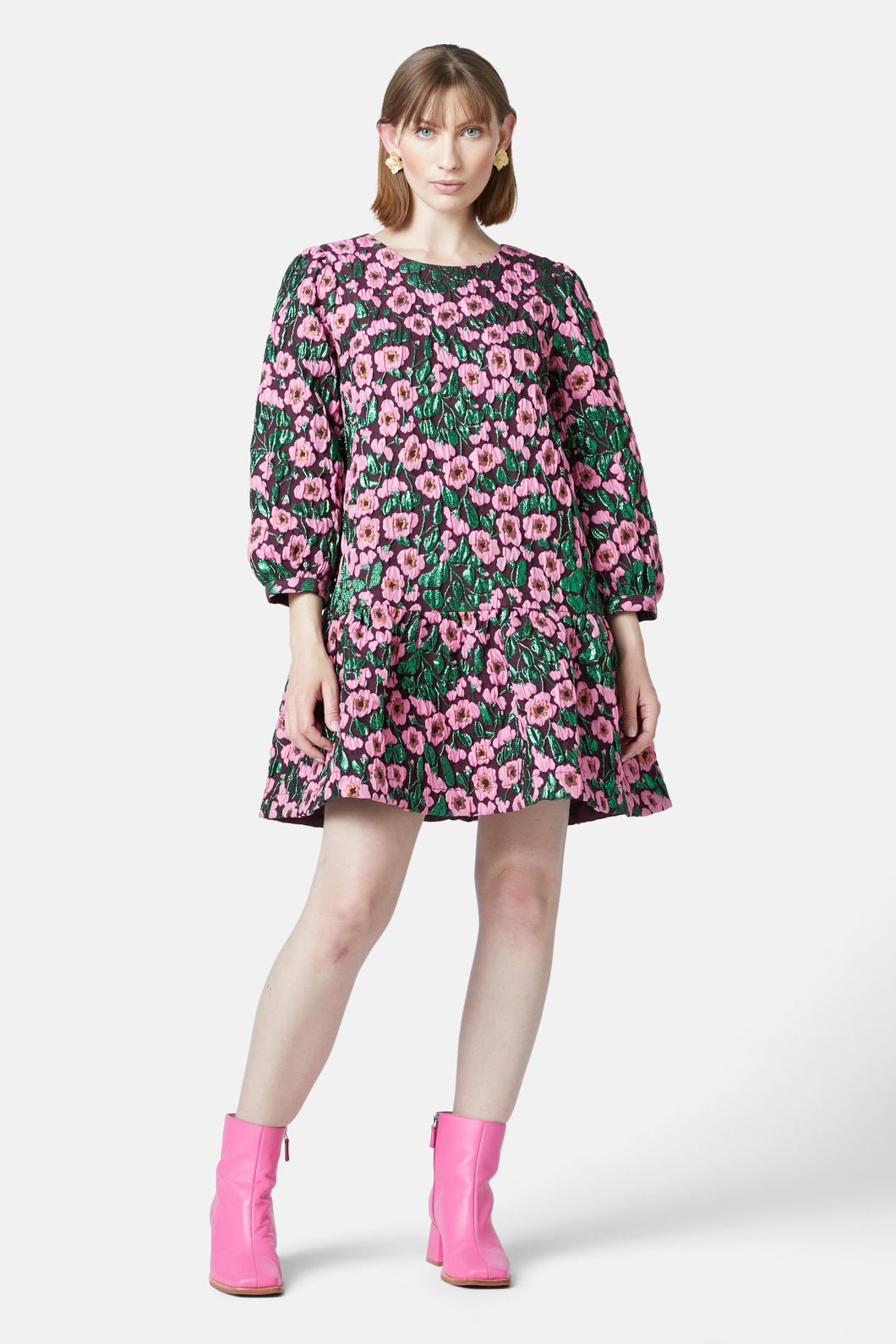 Gorman - Wild Roses Jacquard Dress - multi