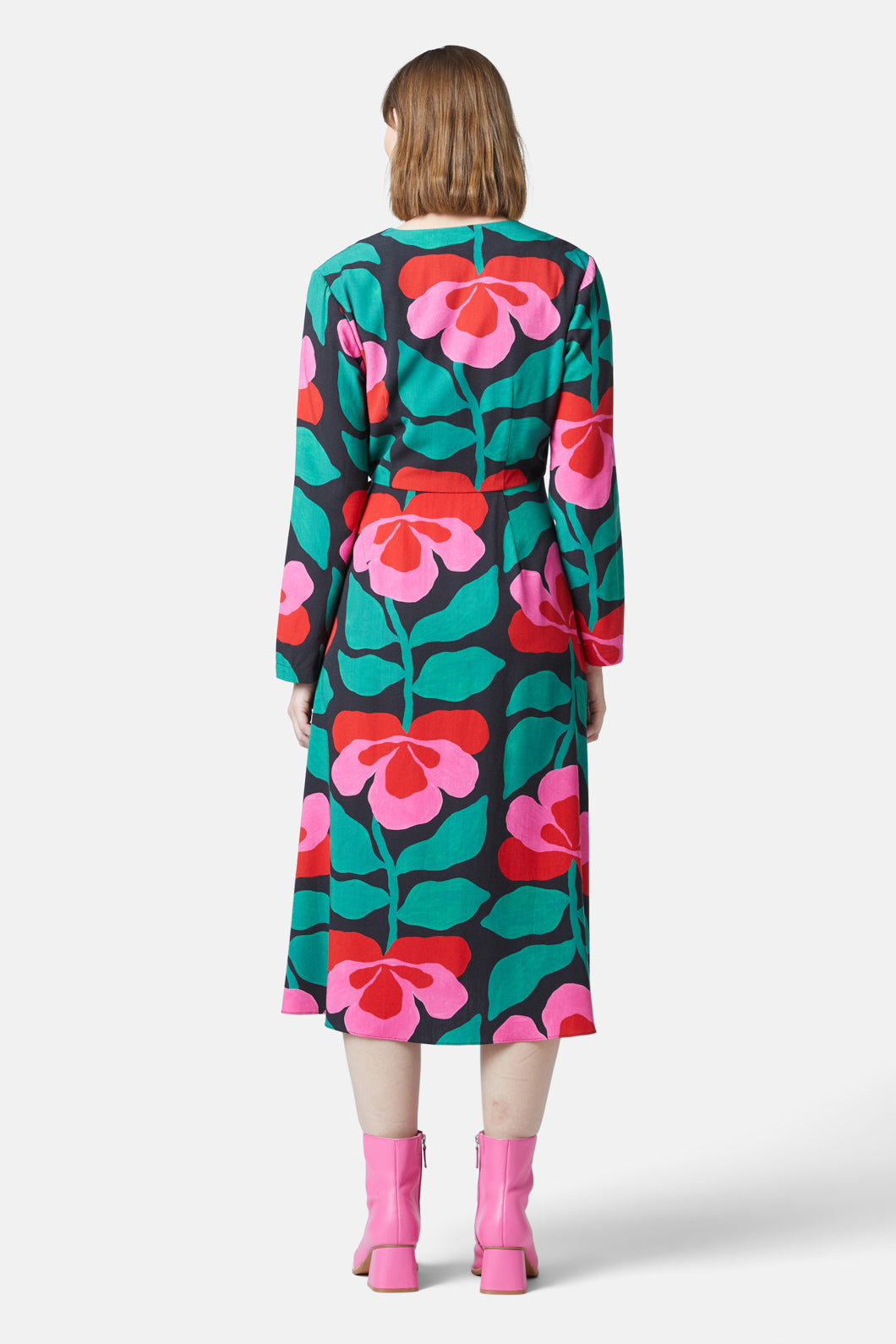 Gorman - Pansy Wrap Dress - print