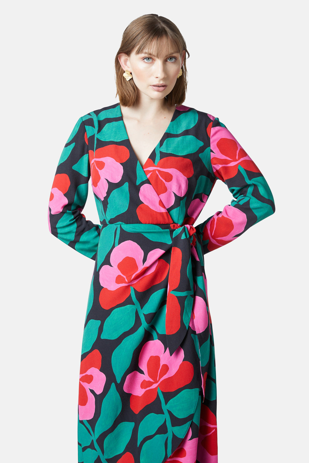 Gorman - Pansy Wrap Dress - print