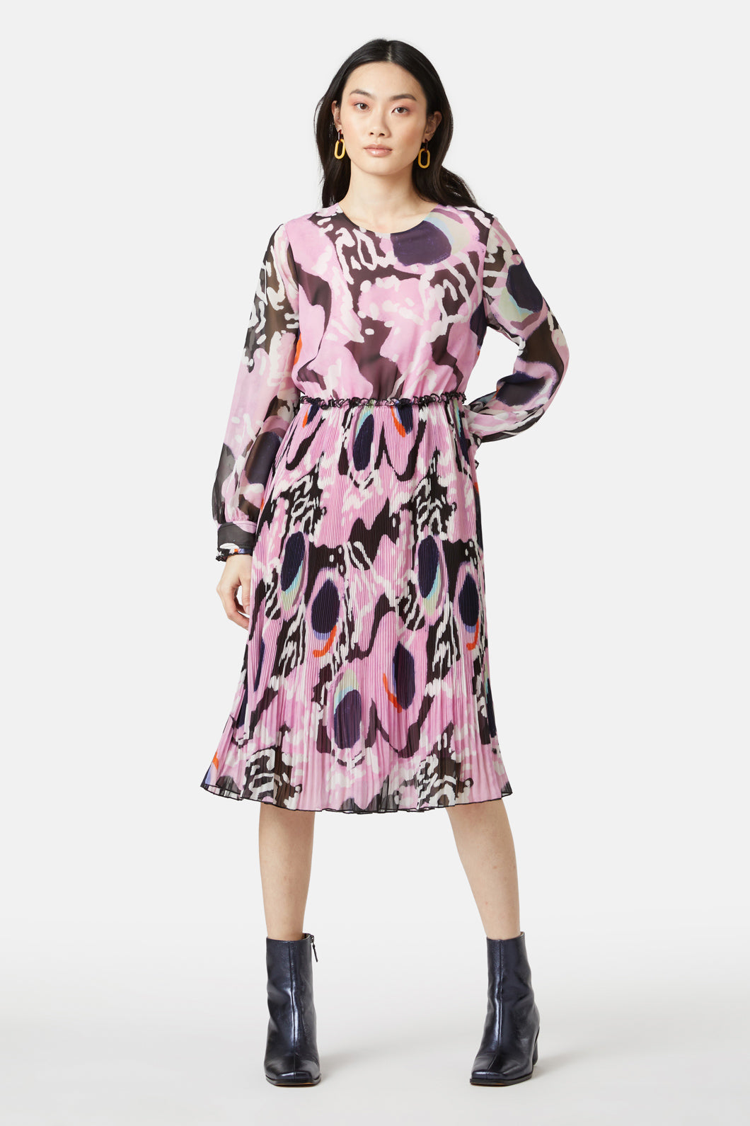 Gorman - Wing Span Pleated Dress - print