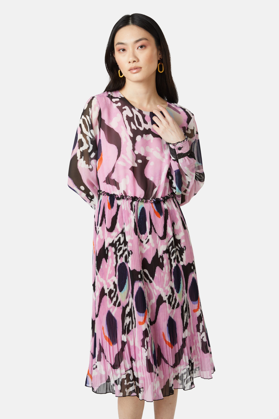 Gorman - Wing Span Pleated Dress - print