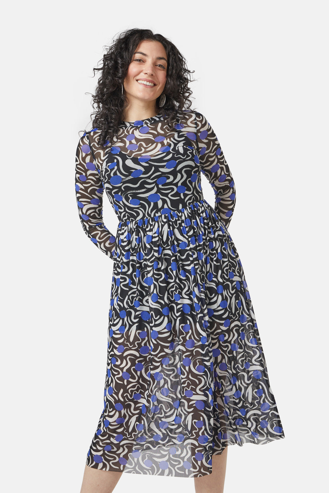 Gorman - Favourite Spot Mesh Dress - print