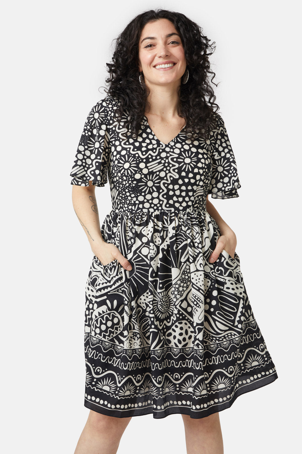 Gorman - Museum Bustier Dress - print