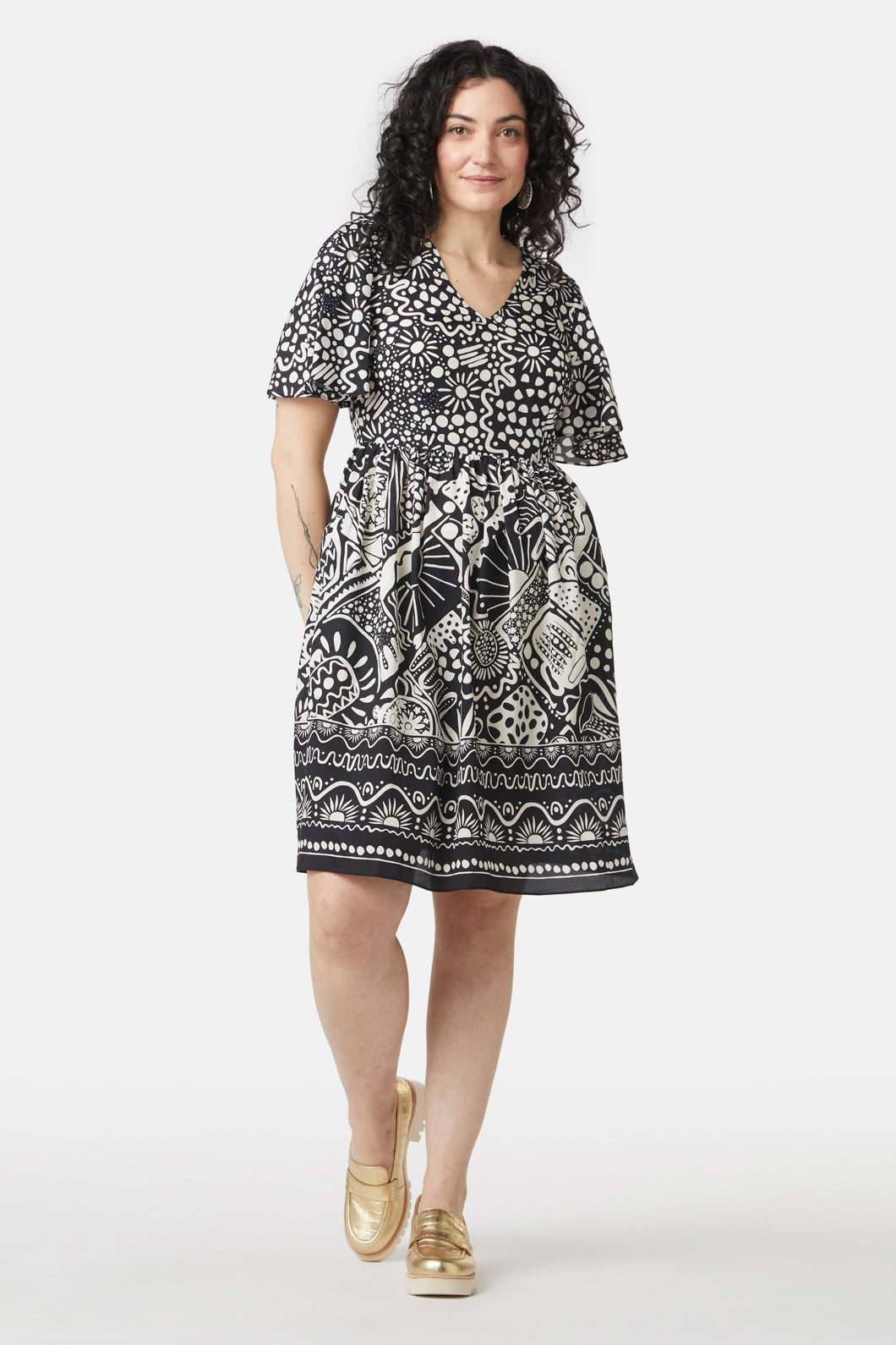 Gorman - Museum Bustier Dress - print