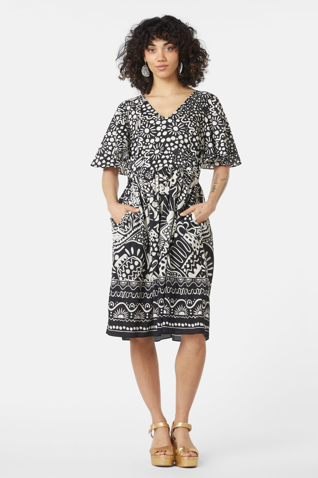 Gorman - Museum Bustier Dress - print