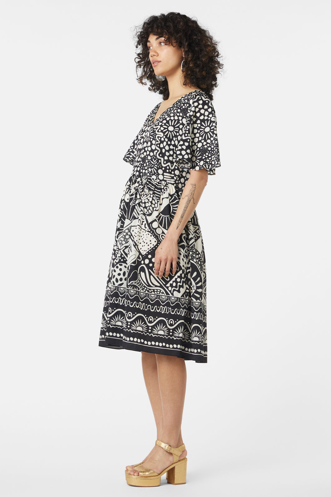 Gorman - Museum Bustier Dress - print