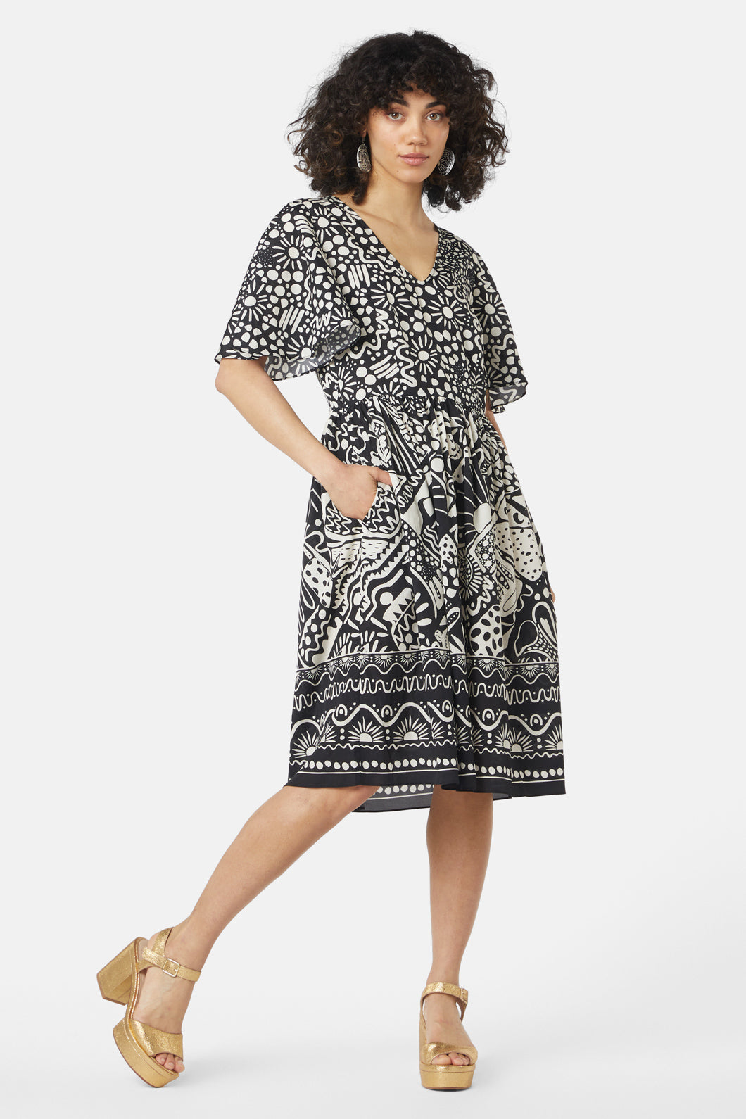 Gorman - Museum Bustier Dress - print