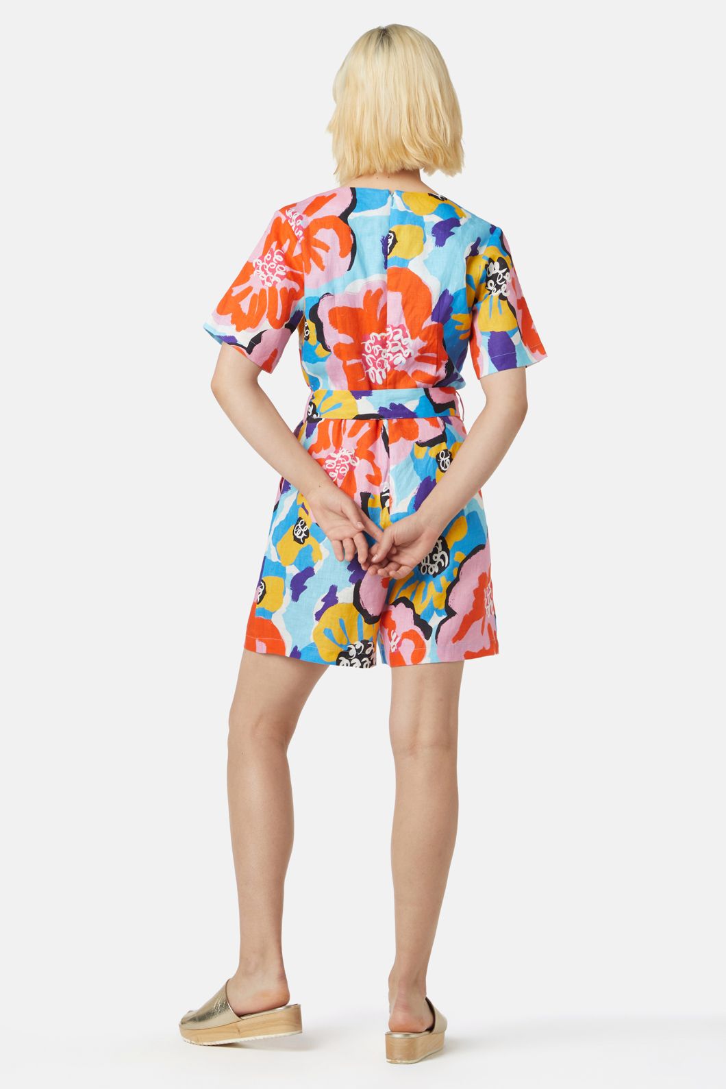Gorman - Florentina Linen Playsuit - print
