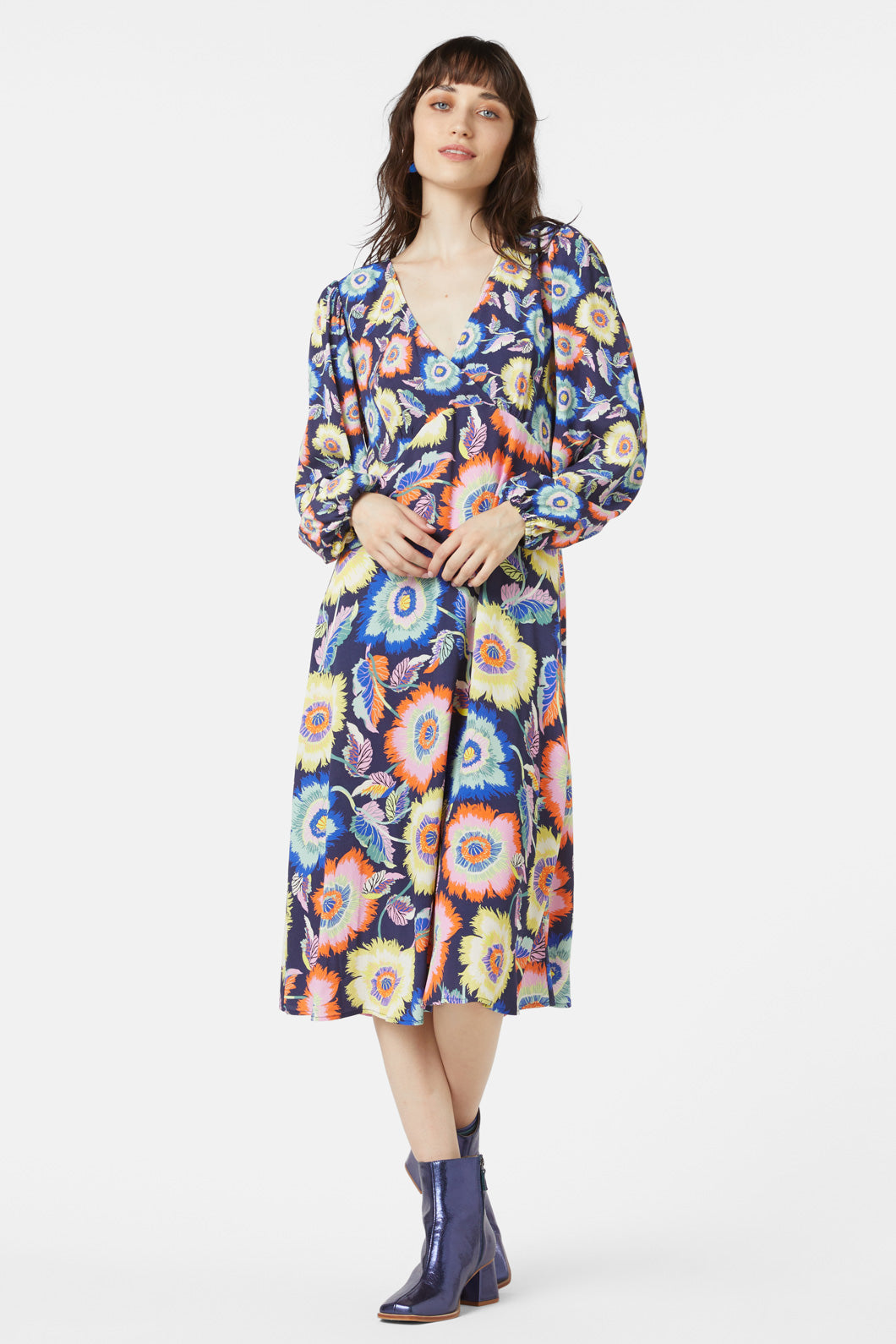 Gorman - Wonderbloom Spliced Dress - print