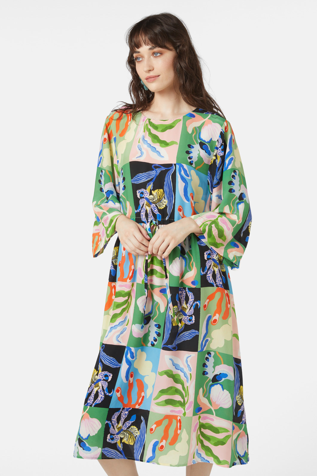 Gorman - Window Garden Scarf Dress - print