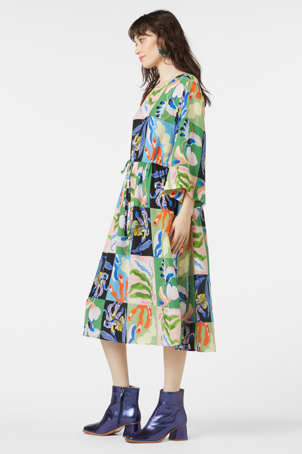 Gorman - Window Garden Scarf Dress - print