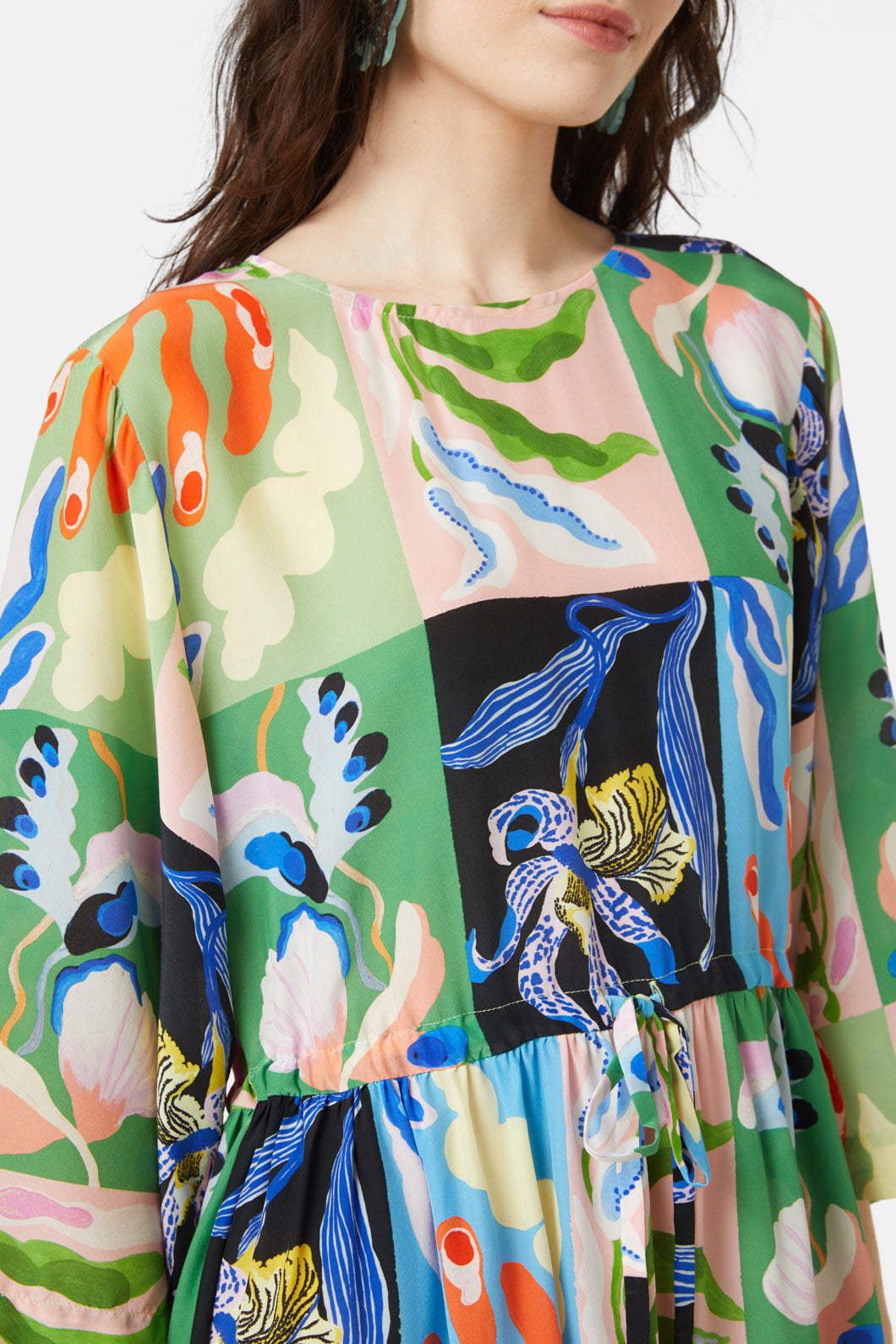 Gorman - Window Garden Scarf Dress - print